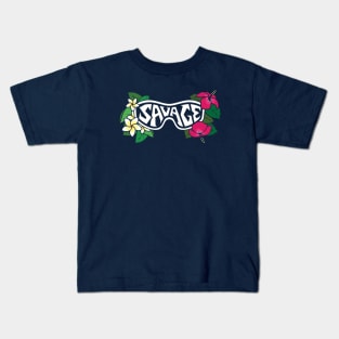 Savage See Through Glasses Shirt! Kids T-Shirt